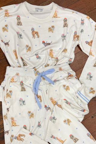 Meet Me In Pawris PJ Set By PJ Salvage-Pajamas-PJ Salvage-Gallop 'n Glitz- Women's Western Wear Boutique, Located in Grants Pass, Oregon