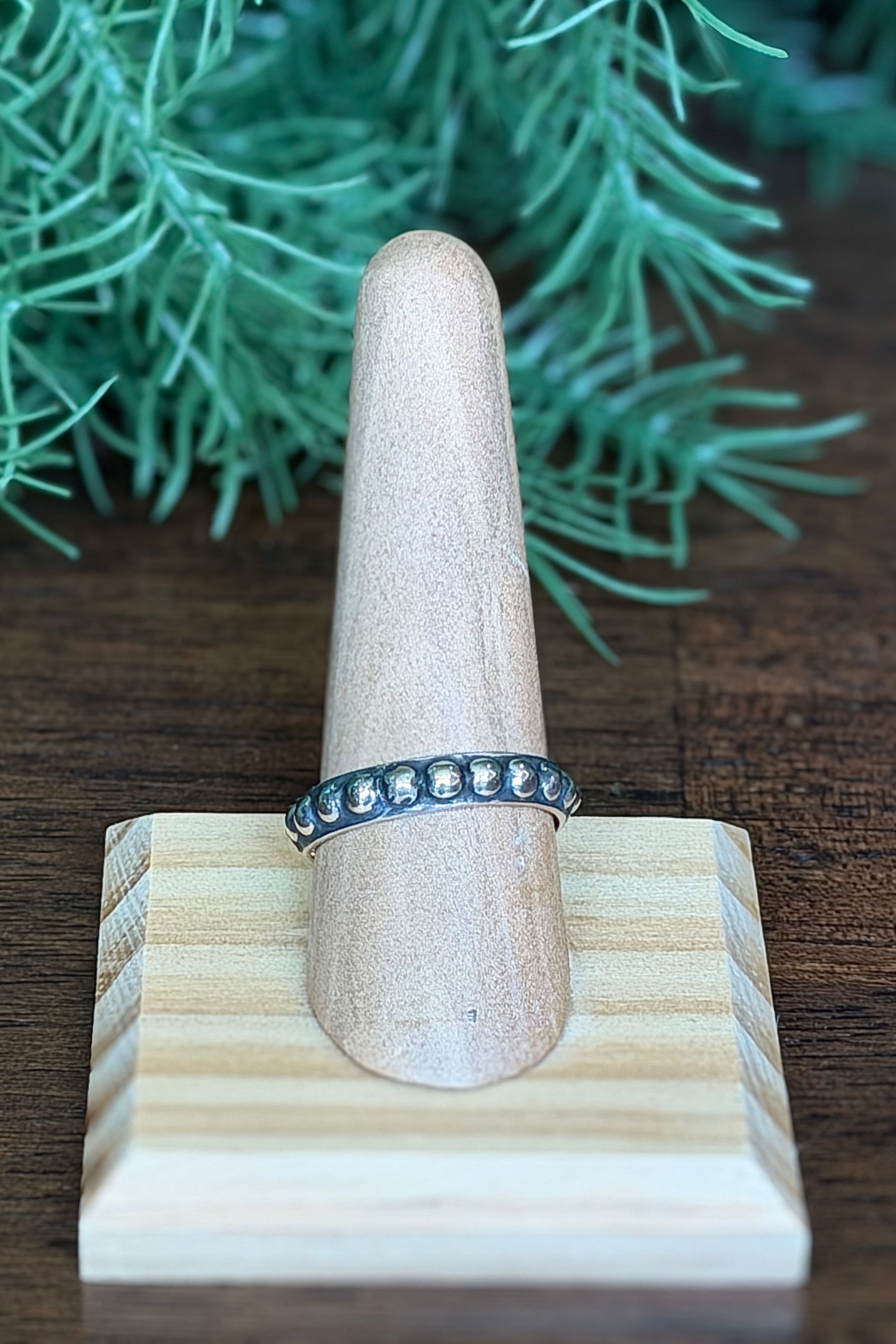 Sterling Silver Mini Ball Ring-Jewelry-BOHO SOL-Gallop 'n Glitz- Women's Western Wear Boutique, Located in Grants Pass, Oregon