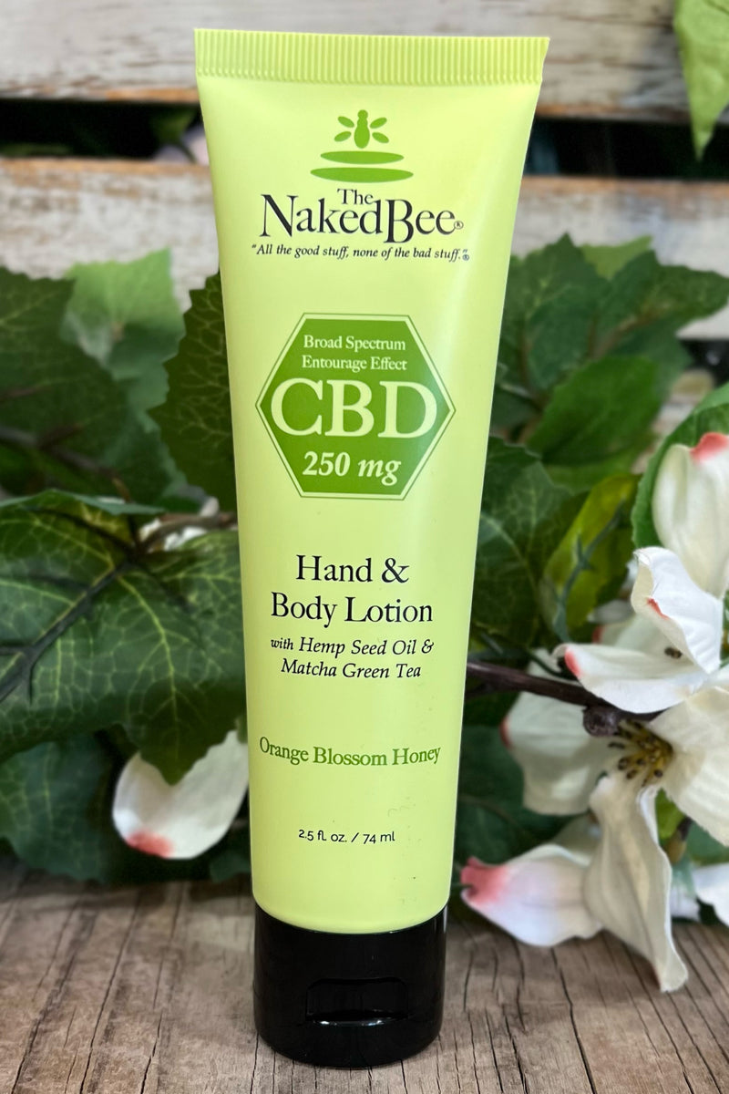 Orange Blossom Honey 250 mg Broad Spectrum CBD Hand & Body Lotion 2.5 oz by Naked Bee-Gift-Naked Bee-Gallop 'n Glitz- Women's Western Wear Boutique, Located in Grants Pass, Oregon
