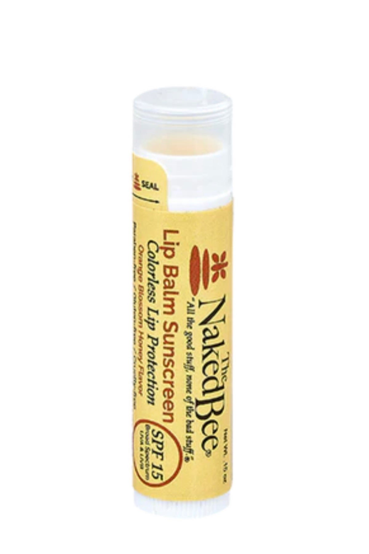 SPF 15 Orange Blossom Honey Colorless Lip Balm by Naked Bee-Gift-Naked Bee-Gallop 'n Glitz- Women's Western Wear Boutique, Located in Grants Pass, Oregon