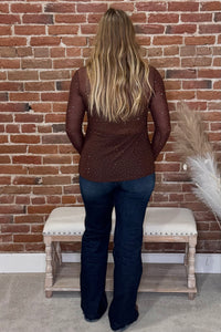 Desert Ride Rhinestone Mesh Top-Mesh Top-Origami-Gallop 'n Glitz- Women's Western Wear Boutique, Located in Grants Pass, Oregon