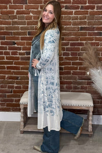 Bluebonnet and Sparkle Dreams Duster-Duster-Origami-Gallop 'n Glitz- Women's Western Wear Boutique, Located in Grants Pass, Oregon