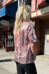 Sequin Pink Aztec Top by Origami-top-Origami-Gallop 'n Glitz- Women's Western Wear Boutique, Located in Grants Pass, Oregon