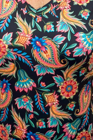 Painted Bloom Maxi Dress-dress-Sterling Kreek-Gallop 'n Glitz- Women's Western Wear Boutique, Located in Grants Pass, Oregon