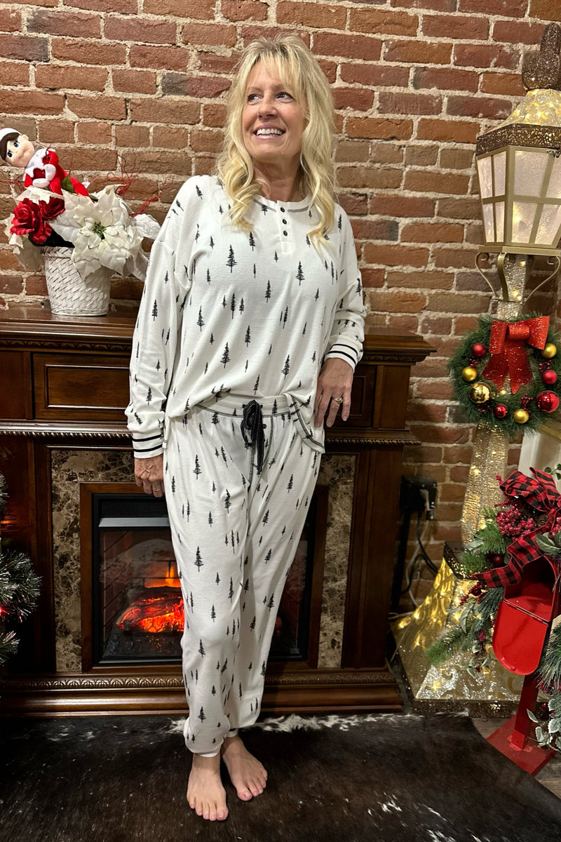Super Soft Forest Lounge Top By PJ Salvage-top-PJ Salvage-Gallop 'n Glitz- Women's Western Wear Boutique, Located in Grants Pass, Oregon