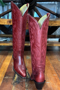 Rumor 17" Tall Boot in Red by Justin Boots-Women's Boot-Justin Boots-Gallop 'n Glitz- Women's Western Wear Boutique, Located in Grants Pass, Oregon