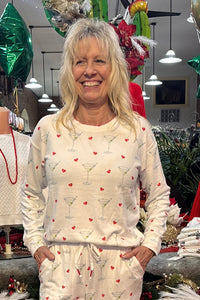 Happy Hour PJ Top By PJ Salvage-Pajamas-PJ Salvage-Gallop 'n Glitz- Women's Western Wear Boutique, Located in Grants Pass, Oregon