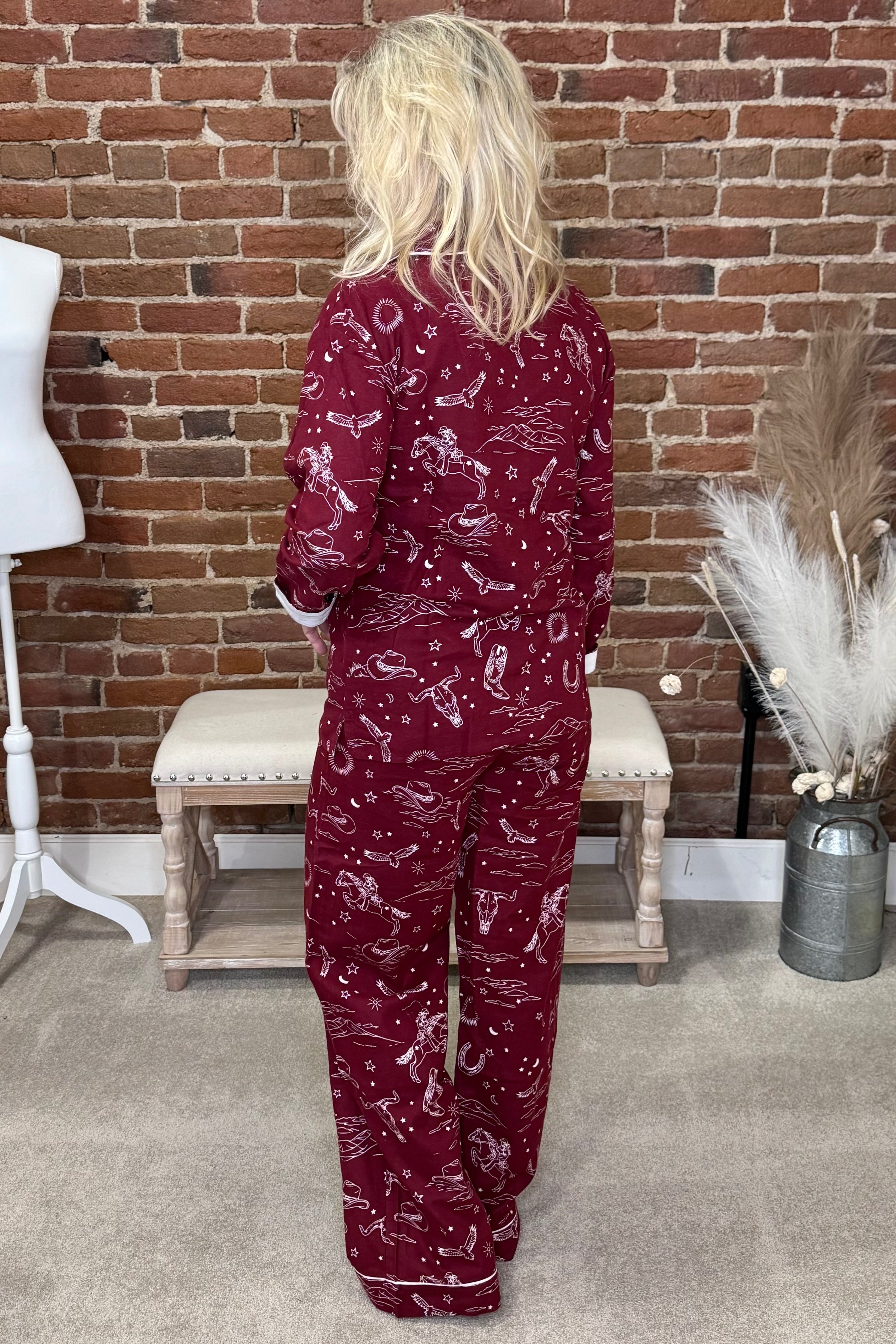 Hold Your Horses PJ Set By PJ Salvage-Pajamas-PJ Salvage-Gallop 'n Glitz- Women's Western Wear Boutique, Located in Grants Pass, Oregon