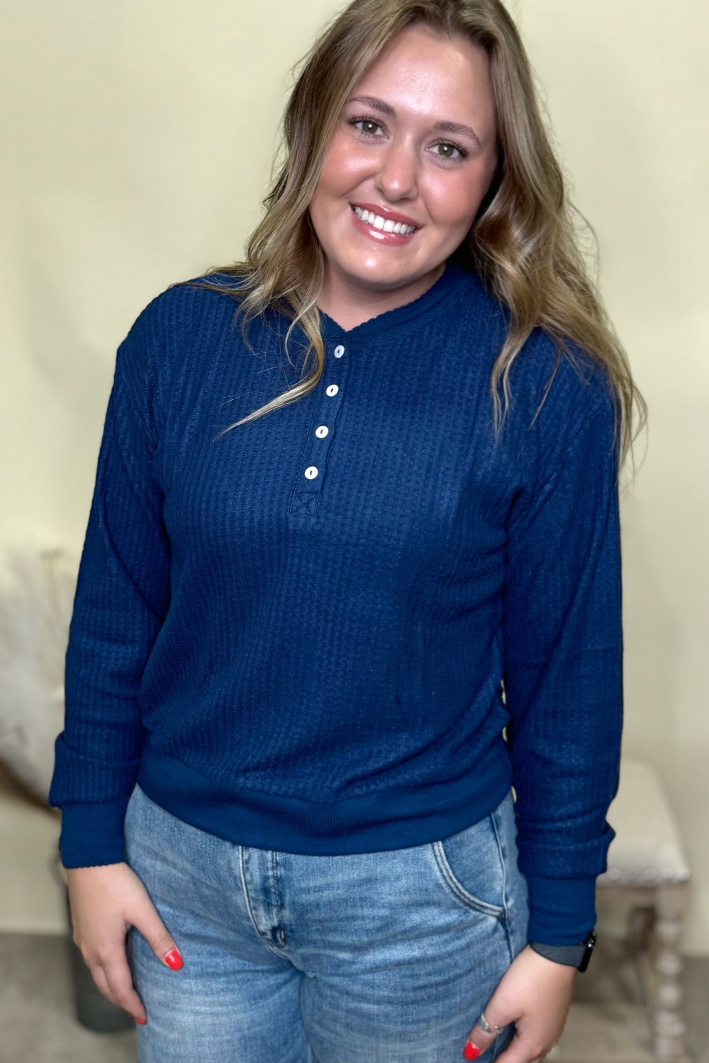 Morning Waffles Long Sleeve Top by PJ Salvage-Pajamas-PJ Salvage-Gallop 'n Glitz- Women's Western Wear Boutique, Located in Grants Pass, Oregon