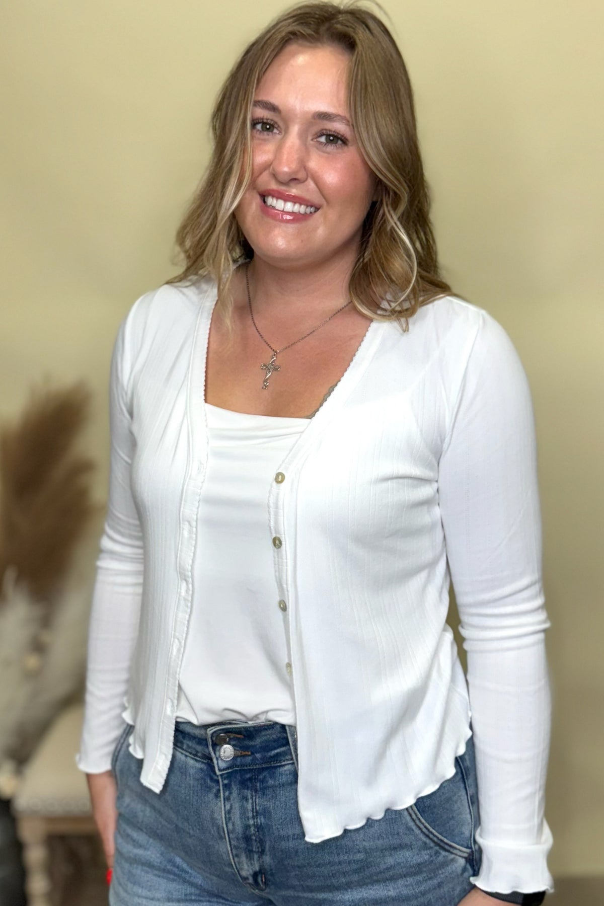 Softi Cardi Top by PJ Salvage-Top-PJ Salvage-Gallop 'n Glitz- Women's Western Wear Boutique, Located in Grants Pass, Oregon