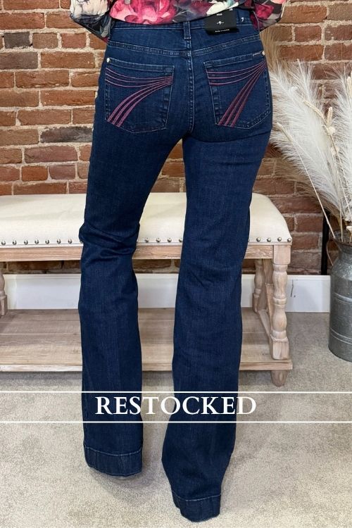 Dojo Trouser Flare By 7 For All Mankind Classical-Flare-7 for all mankind-Gallop 'n Glitz- Women's Western Wear Boutique, Located in Grants Pass, Oregon