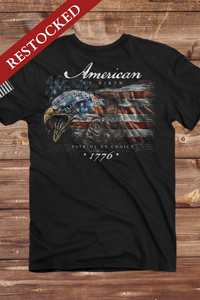 American By Birth Tee-Men's Graphic Tee-Buck Wear-Gallop 'n Glitz- Women's Western Wear Boutique, Located in Grants Pass, Oregon