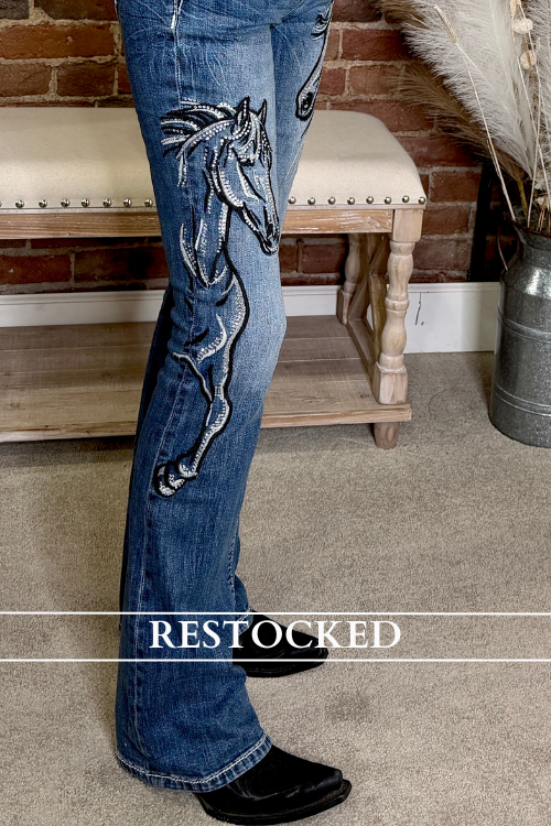 The Midnight Rodeo Bootcut Jean by Miss Me-Bootcut-Miss Me-Gallop 'n Glitz- Women's Western Wear Boutique, Located in Grants Pass, Oregon