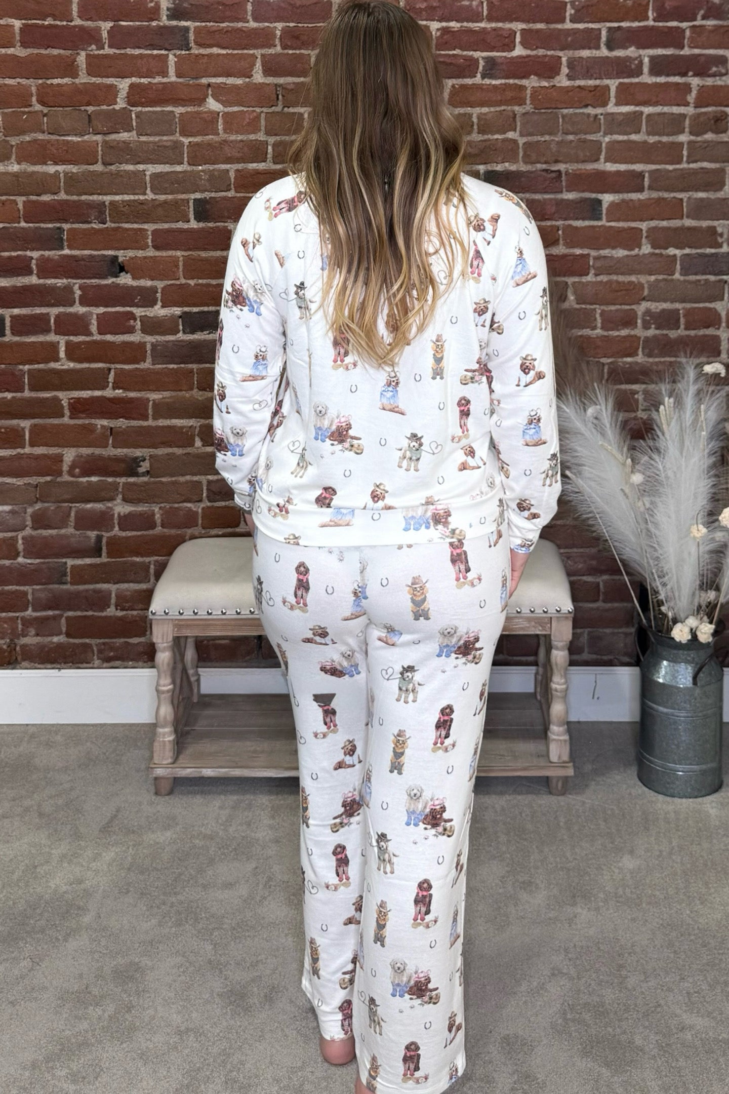 Ruff On The Range PJ Set By PJ Salvage-Pajamas-PJ Salvage-Gallop 'n Glitz- Women's Western Wear Boutique, Located in Grants Pass, Oregon