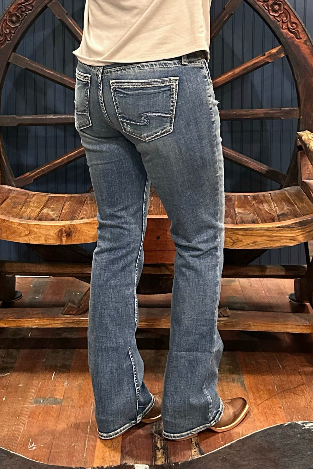 Womens Low Rise Jeans Buy Tuesday Low Rise Slim Bootcut Jeans For