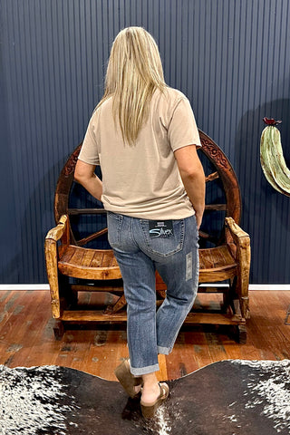 Elyse Capri From Silver Jeans-Capri-Silver Jeans-Gallop 'n Glitz- Women's Western Wear Boutique, Located in Grants Pass, Oregon