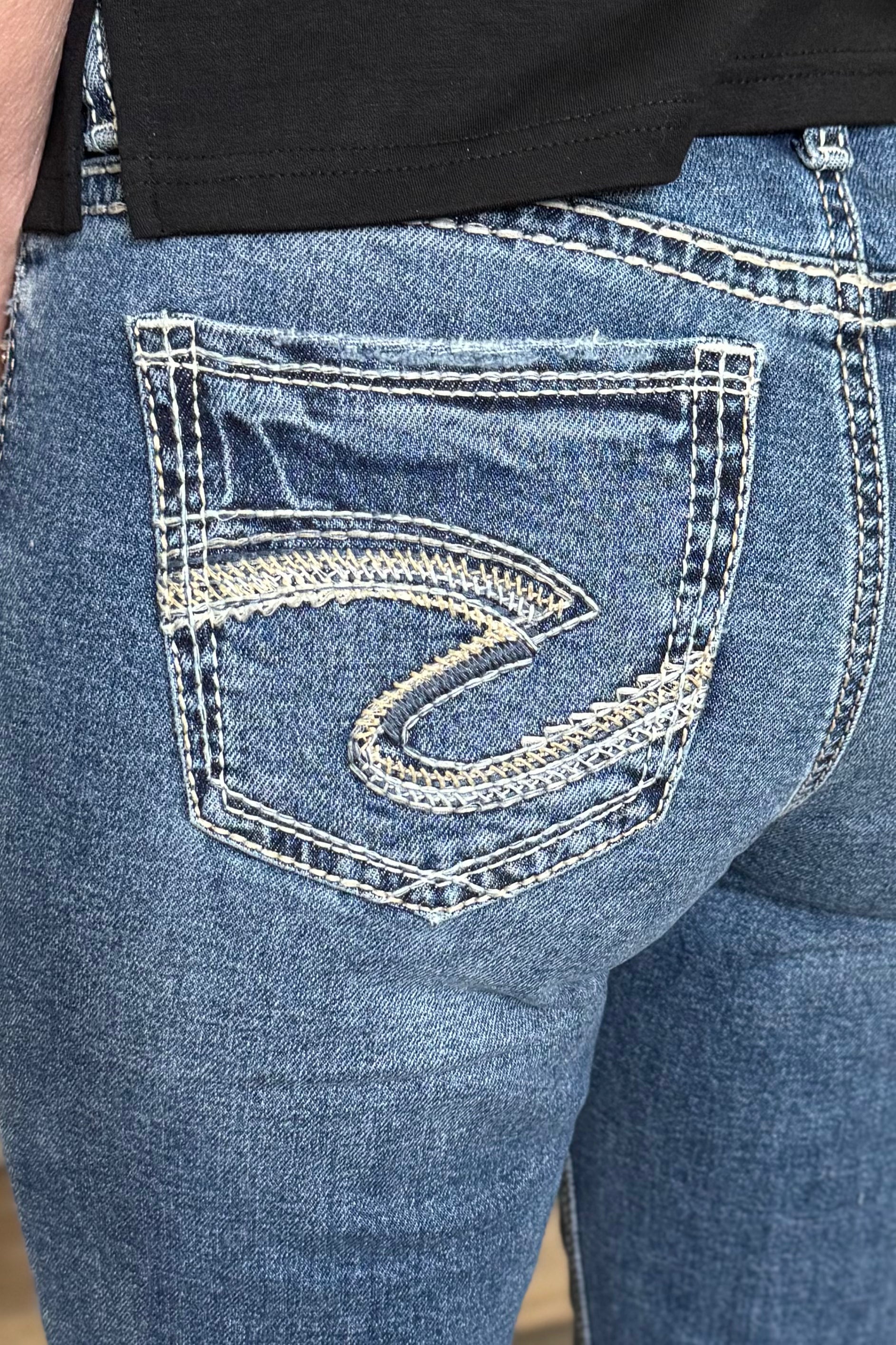 Elyse Mid Rise Bootcut by Silver-Bootcut-Silver Jeans-Gallop 'n Glitz- Women's Western Wear Boutique, Located in Grants Pass, Oregon