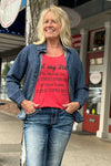 Relaxed Button Down Shirt by Jag-top-Jag-Gallop 'n Glitz- Women's Western Wear Boutique, Located in Grants Pass, Oregon