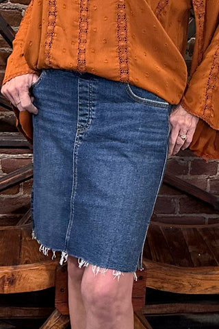 ON THE GO SKORT by JAG Jeans-Denim Skort-Jag-Gallop 'n Glitz- Women's Western Wear Boutique, Located in Grants Pass, Oregon