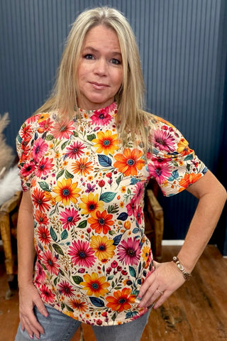 Sunrise Bloom Top-Top-Sterling Kreek-Gallop 'n Glitz- Women's Western Wear Boutique, Located in Grants Pass, Oregon