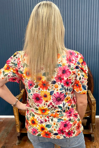 Sunrise Bloom Top-Top-Sterling Kreek-Gallop 'n Glitz- Women's Western Wear Boutique, Located in Grants Pass, Oregon