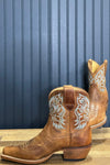 Women's ISABELLA Brown Leather 7" Boot by Justin-Women's Boot-Justin Boots-Gallop 'n Glitz- Women's Western Wear Boutique, Located in Grants Pass, Oregon