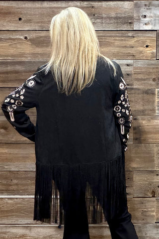 Suede, Fringe and Whiskey Jacket by Vocal-Jacket-Vocal-Gallop 'n Glitz- Women's Western Wear Boutique, Located in Grants Pass, Oregon