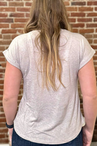 Dusty Trails Basic Tee-Top-Wasabi+Mint-Gallop 'n Glitz- Women's Western Wear Boutique, Located in Grants Pass, Oregon