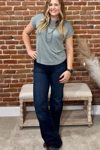 Sagebrush Trails Basic Tee-Top-Wasabi+Mint-Gallop 'n Glitz- Women's Western Wear Boutique, Located in Grants Pass, Oregon