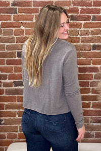 Wildwood Crop Sweatshirt-Top-Wasabi+Mint-Gallop 'n Glitz- Women's Western Wear Boutique, Located in Grants Pass, Oregon
