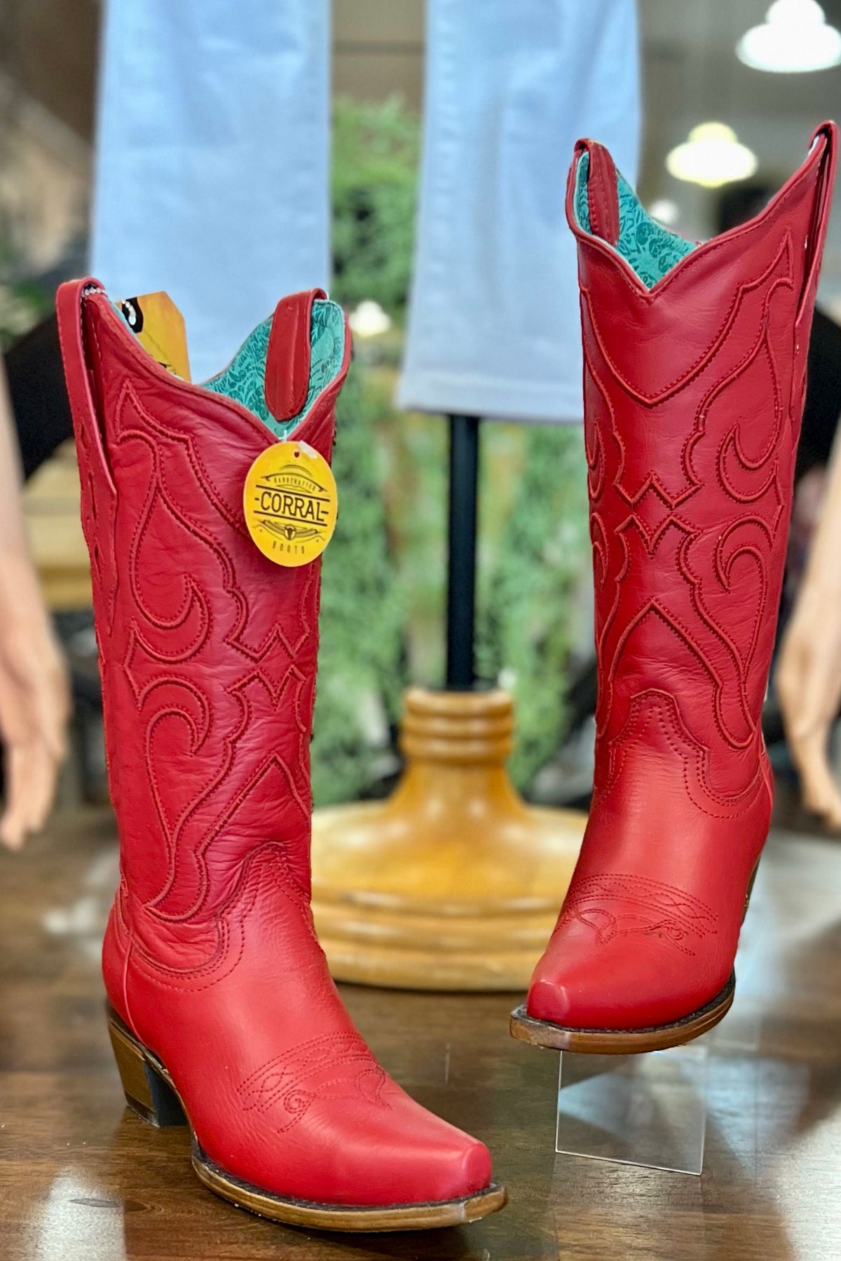 Red Embroidered Boot by Corral Boots-Ladies Boot-Corral Boots-Gallop 'n Glitz- Women's Western Wear Boutique, Located in Grants Pass, Oregon