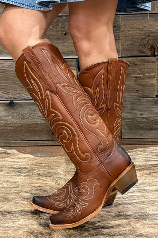 Desert Heirloom Tall Snip Toe Boot by Corral-Women's Boot-Corral Boots-Gallop 'n Glitz- Women's Western Wear Boutique, Located in Grants Pass, Oregon