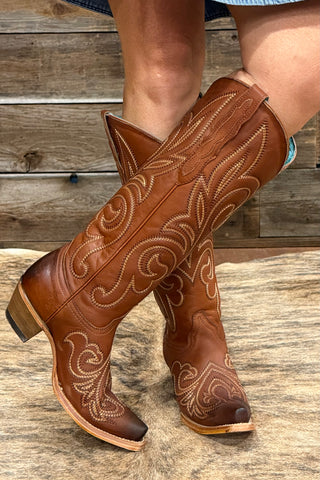 Desert Heirloom Tall Snip Toe Boot by Corral-Women's Boot-Corral Boots-Gallop 'n Glitz- Women's Western Wear Boutique, Located in Grants Pass, Oregon