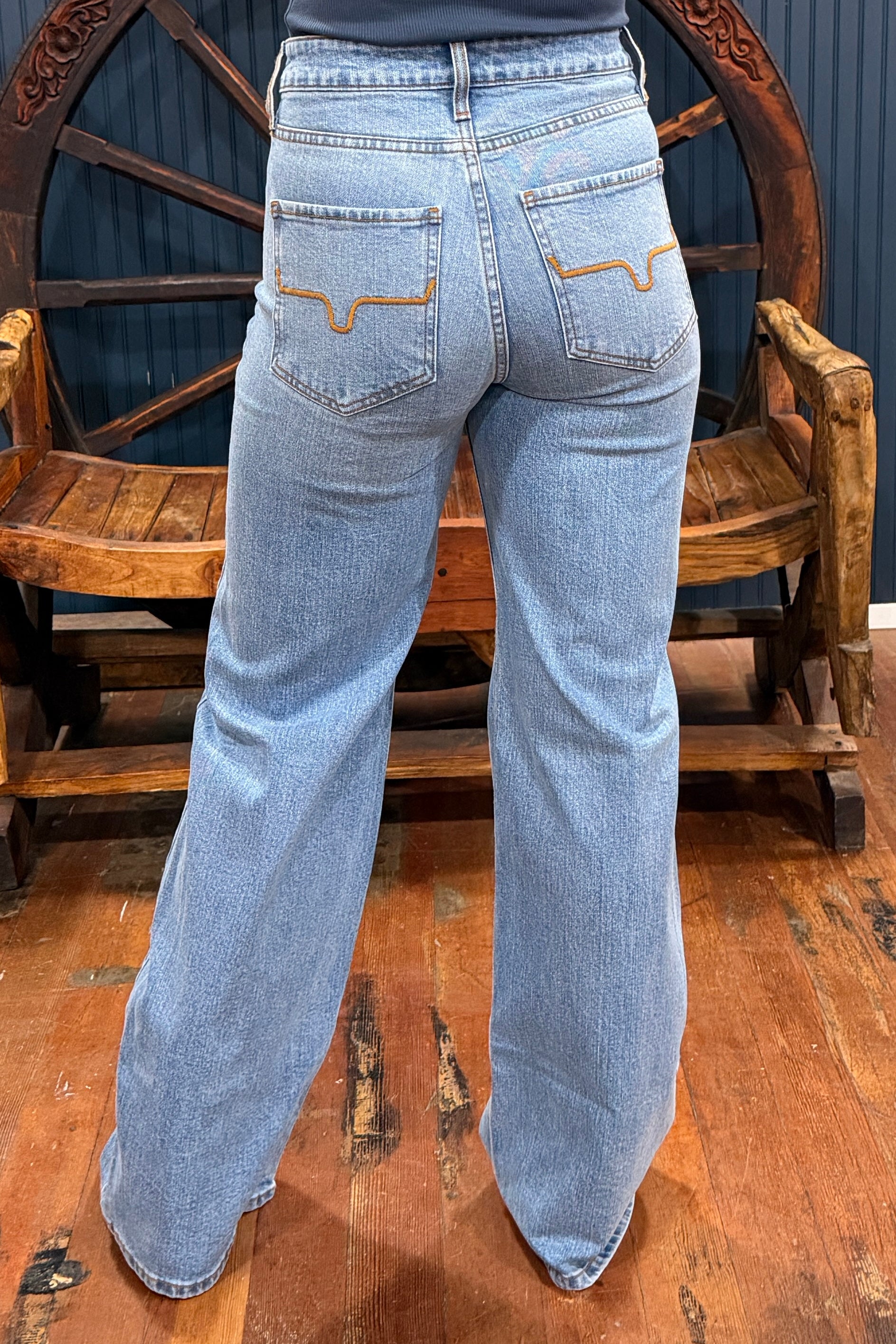 Light Wash Zoey Trouser by Kimes Ranch | GALLOP 'N GLITZ – Gallop