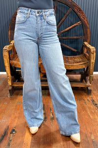 Light Wash Zoey Trouser Jean by Kimes Ranch-Trouser-Kimes-Gallop 'n Glitz- Women's Western Wear Boutique, Located in Grants Pass, Oregon