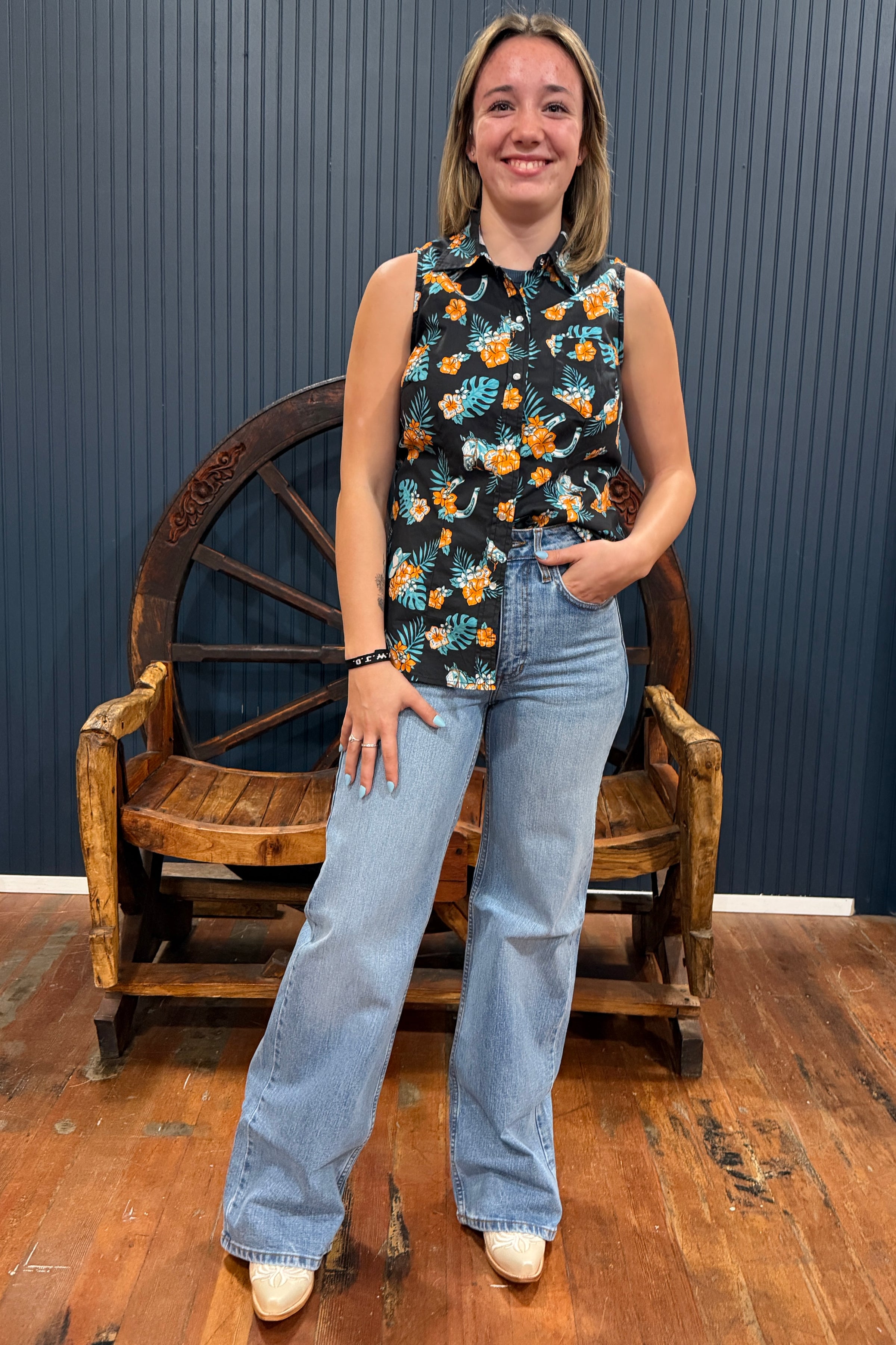 Light Wash Zoey Trouser Jean by Kimes Ranch-Trouser-Kimes-Gallop 'n Glitz- Women's Western Wear Boutique, Located in Grants Pass, Oregon