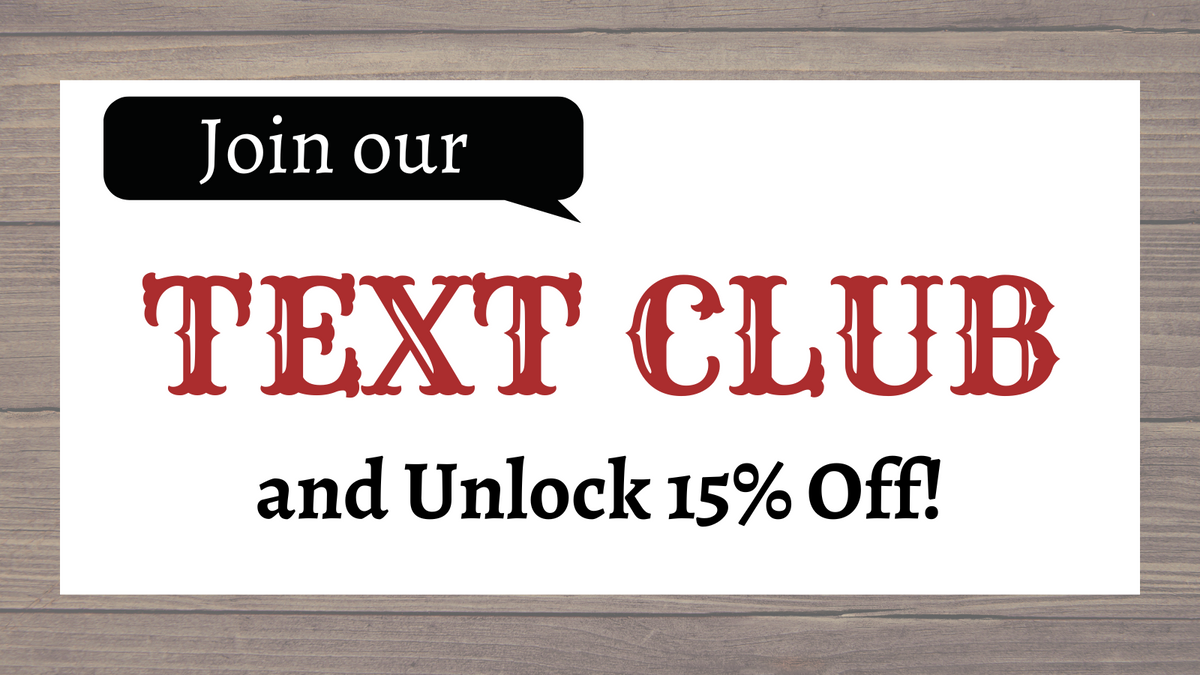 Joon our text club and unlock 15% off