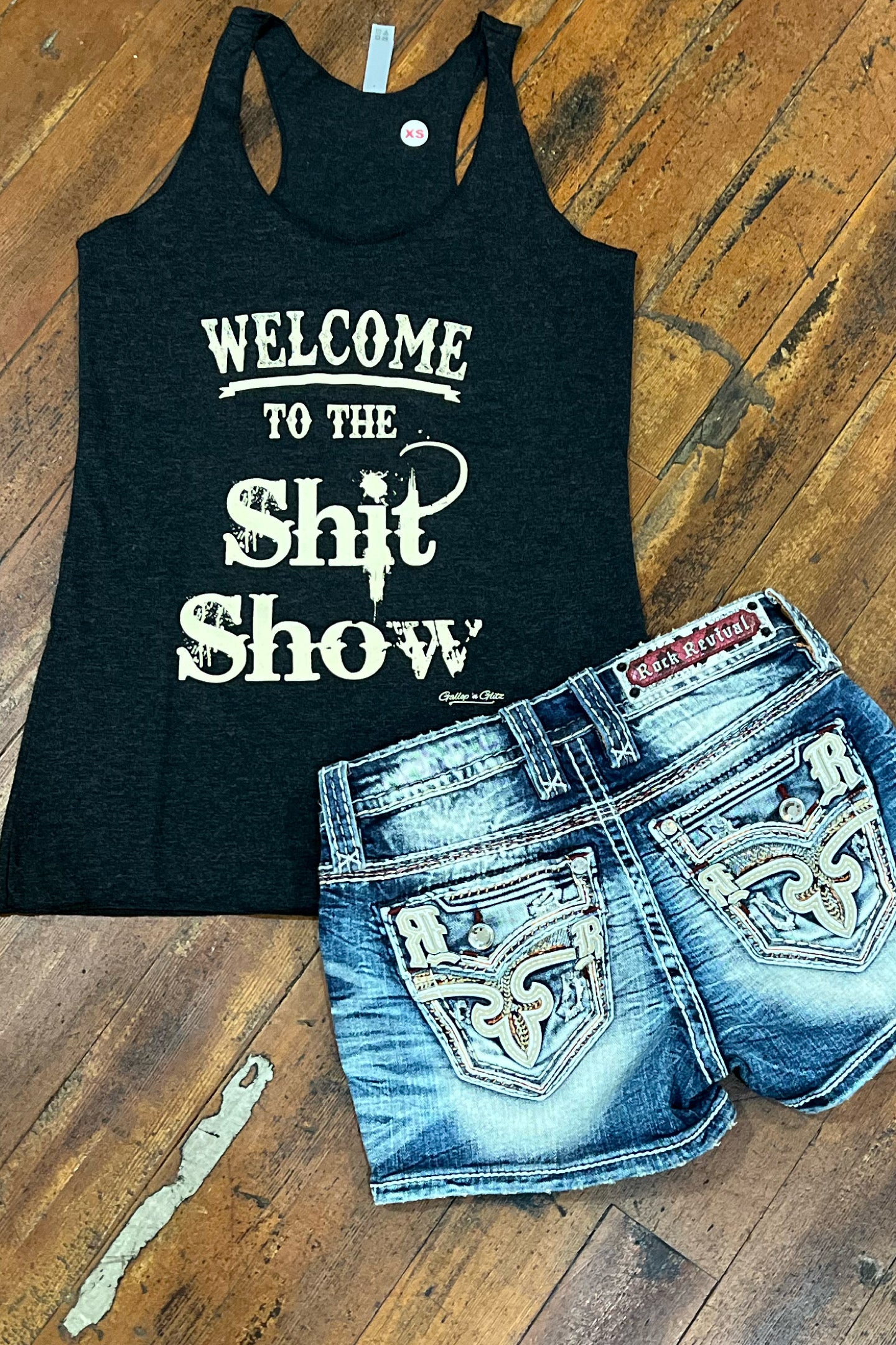 Welcome To The Shit Show Tank-Graphic Tank-Gallop 'n Glitz-Gallop 'n Glitz- Women's Western Wear Boutique, Located in Grants Pass, Oregon