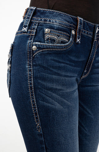 FINAL SALE - Rock Revival Sepia Skinny Jean-Skinny-Rock Revival-Gallop 'n Glitz- Women's Western Wear Boutique, Located in Grants Pass, Oregon