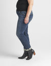Boyfriend Mid Rise Slim Leg Plus Size Silver Jean-Boyfriend-Silver Jeans-Gallop 'n Glitz- Women's Western Wear Boutique, Located in Grants Pass, Oregon