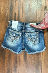 Miss Me Mid-Rise Frayed Short-Shorts-Miss Me-Gallop 'n Glitz- Women's Western Wear Boutique, Located in Grants Pass, Oregon