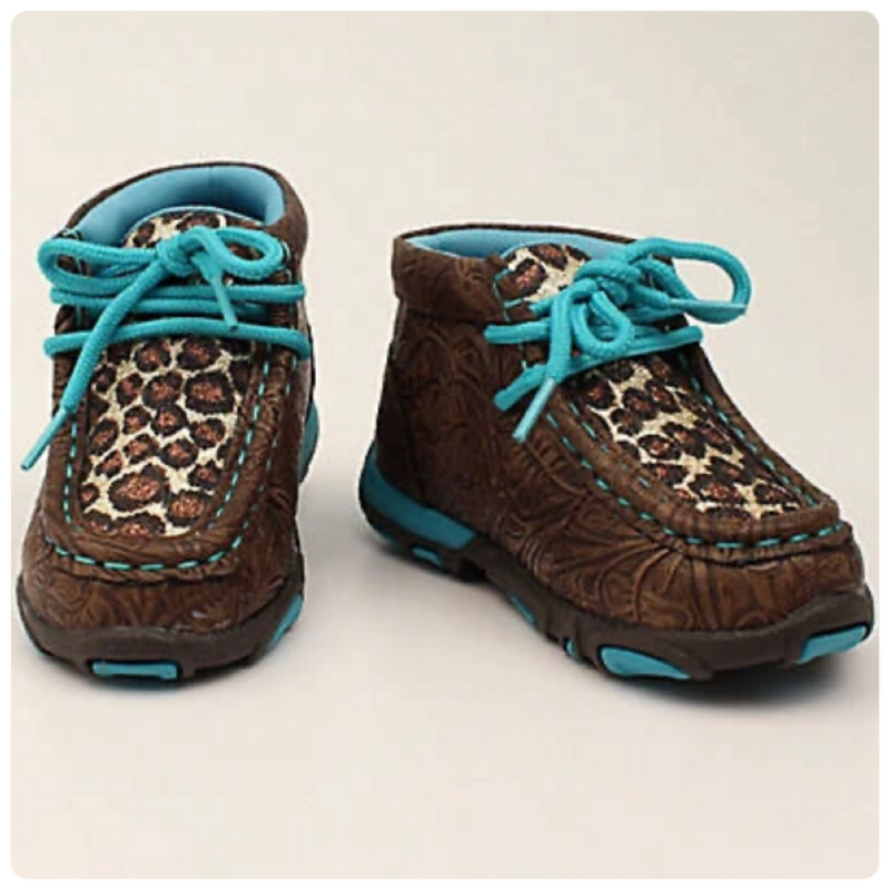 Leslie Childs Glittered Leopard Shoe-Kids Footwear-M&F-Gallop 'n Glitz- Women's Western Wear Boutique, Located in Grants Pass, Oregon