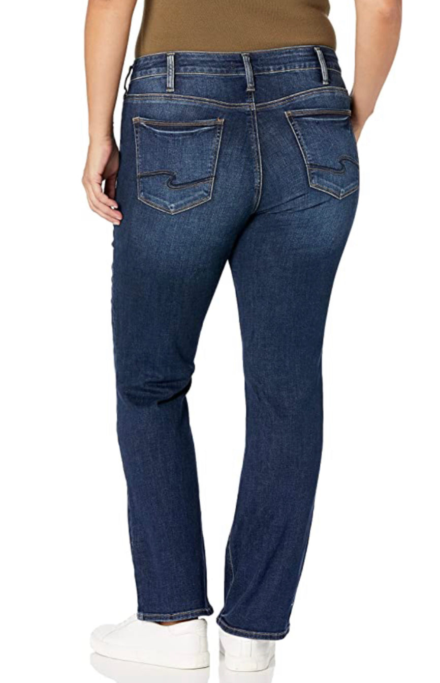 30th Anniversary Collection Suki Slim Fit Mid Rise Bootcut-PLUS SIZE-Bootcut-Silver Jeans-Gallop 'n Glitz- Women's Western Wear Boutique, Located in Grants Pass, Oregon
