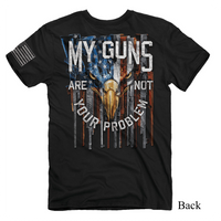 "My Guns" Tee-Men's Graphic Tee-Buck Wear-Gallop 'n Glitz- Women's Western Wear Boutique, Located in Grants Pass, Oregon