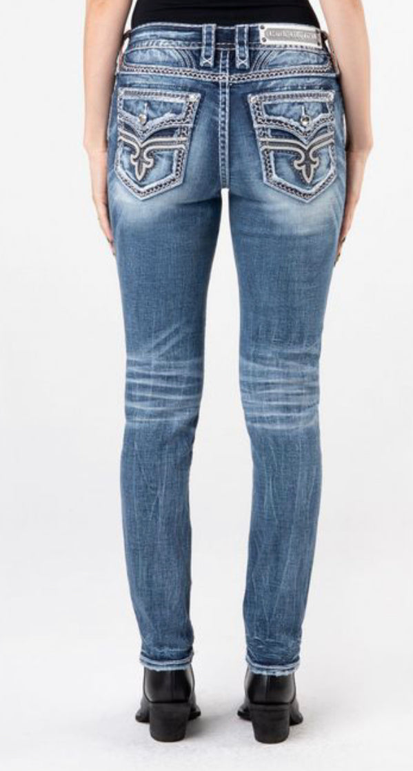 Rock Revival Jen Rhinestone deals Skinny Jeans