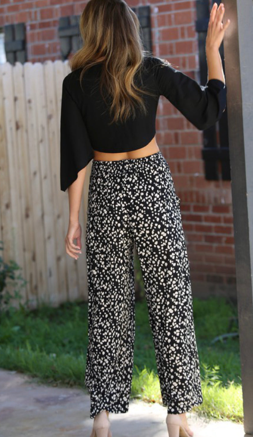 Cow Print Palazzo pants – Whiskey Ray's Boutique