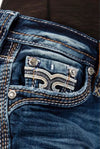 Rock Revival Hibiscus Boot Cut Jean-Bootcut-Rock Revival-Gallop 'n Glitz- Women's Western Wear Boutique, Located in Grants Pass, Oregon