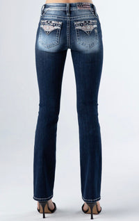Miss Me Stars and Stripes Mid Rise Bootcut Jean-Bootcut-Miss Me-Gallop 'n Glitz- Women's Western Wear Boutique, Located in Grants Pass, Oregon