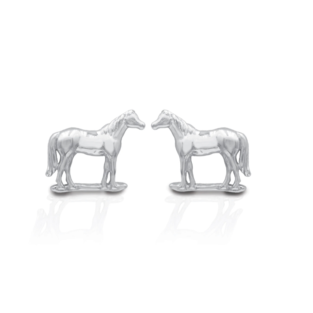 Kelly Herd Halter Horse Sterling Earrings-Jewelry-Kelly Herd-Gallop 'n Glitz- Women's Western Wear Boutique, Located in Grants Pass, Oregon