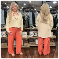 Drawstring Elastic Waste Pant-Casual-Staccato-Gallop 'n Glitz- Women's Western Wear Boutique, Located in Grants Pass, Oregon